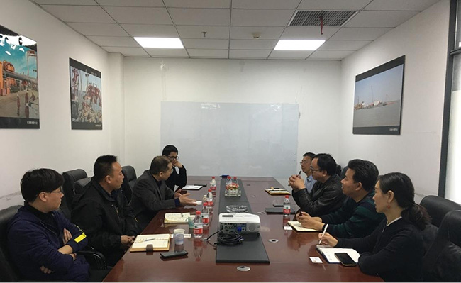 我司与天津大港油田集团工程建设有限责任公司洽谈合作