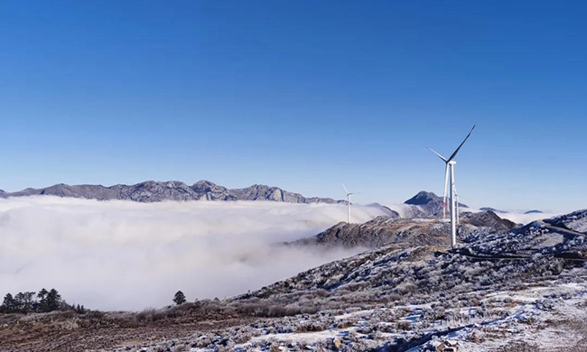 5150米！世界最高海拔风电机组完成吊装&nbsp;&nbsp;