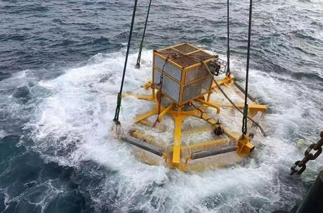 阳江漂浮式海上风电项目完成全部吸力锚沉贯施工