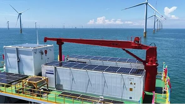 全国首个吸力筒基础桁架式“风渔融合”型海洋牧场正式投产